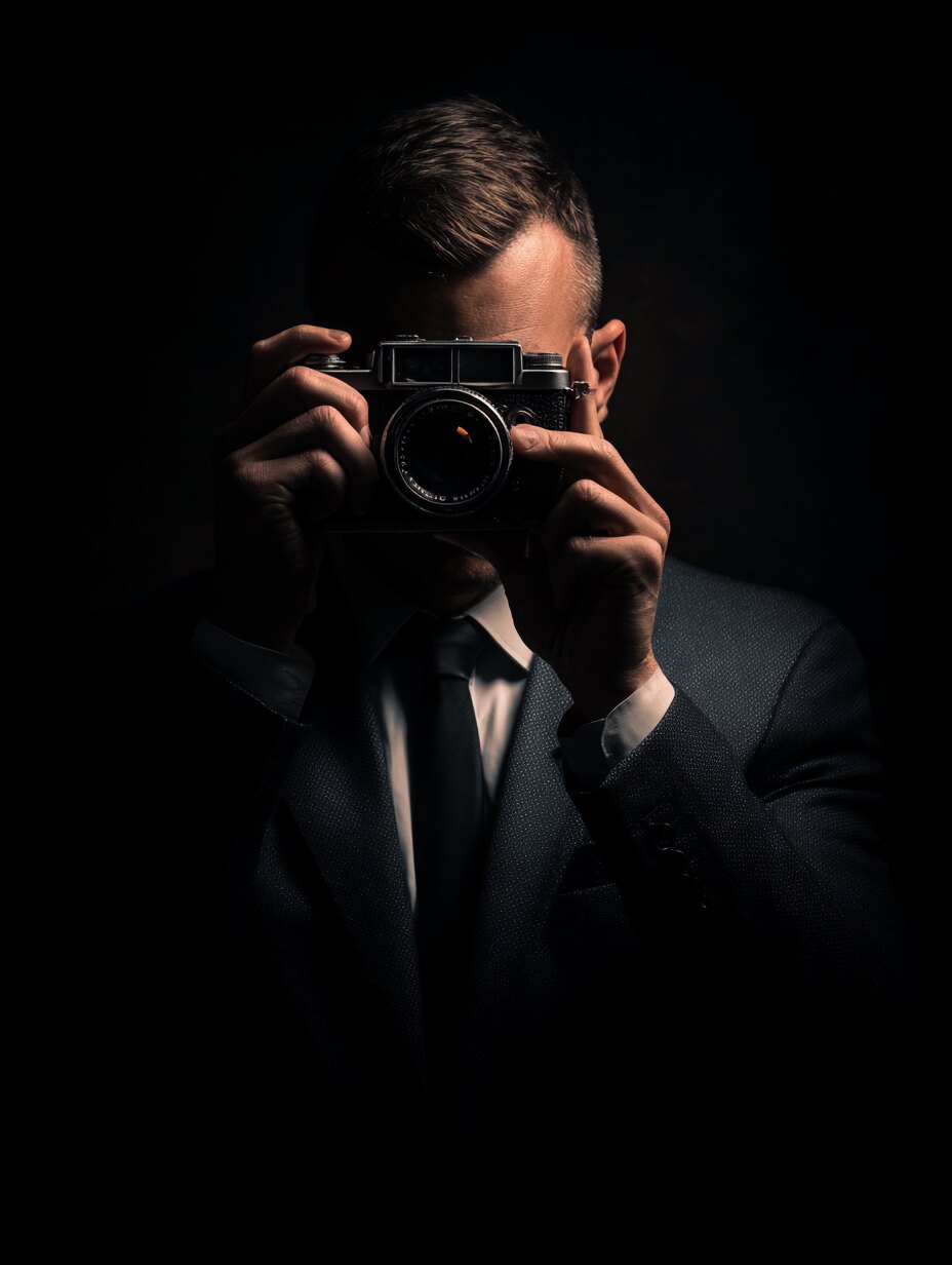 A3M Fotograf, hinter der Linse